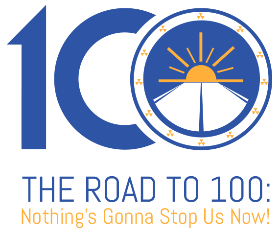 APO: The Road to 100 Logo