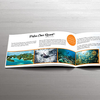 Palau Cove Resort Brochure Mockup